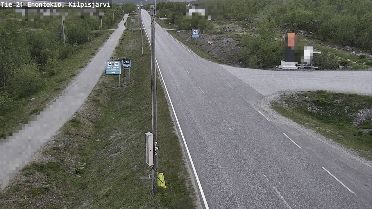 Weather Camera Image Road 21 Enontekiö, Kilpisjärvi, Enontekiö, Lappi