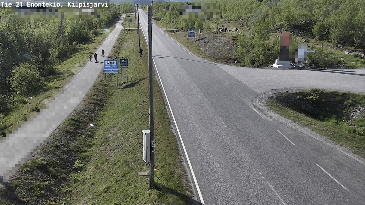 Weather Camera Image Road 21 Enontekiö, Kilpisjärvi, Enontekiö, Lappi