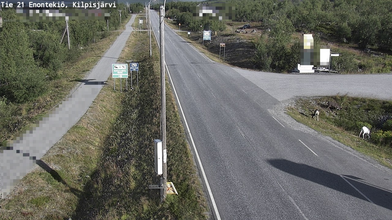 Weather Camera Image Road 21 Enontekiö, Kilpisjärvi, Enontekiö, Lappi