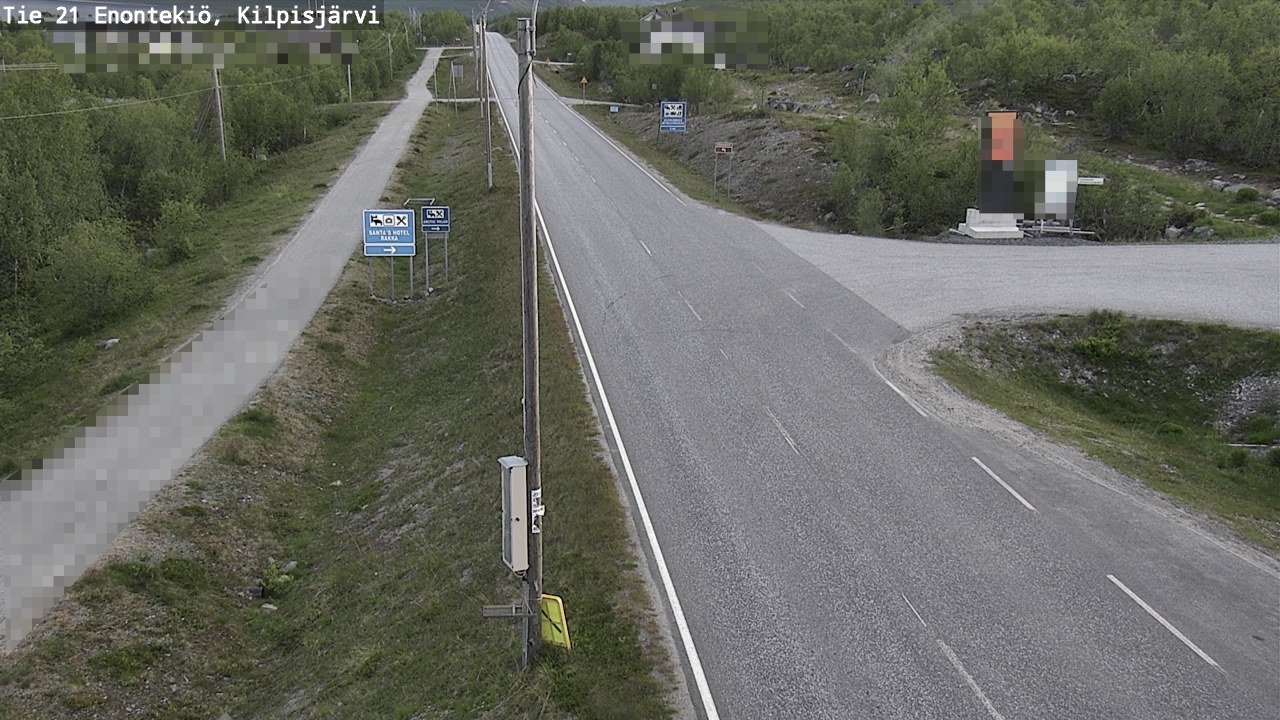 Weather Camera Image Road 21 Enontekiö, Kilpisjärvi, Enontekiö, Lappi