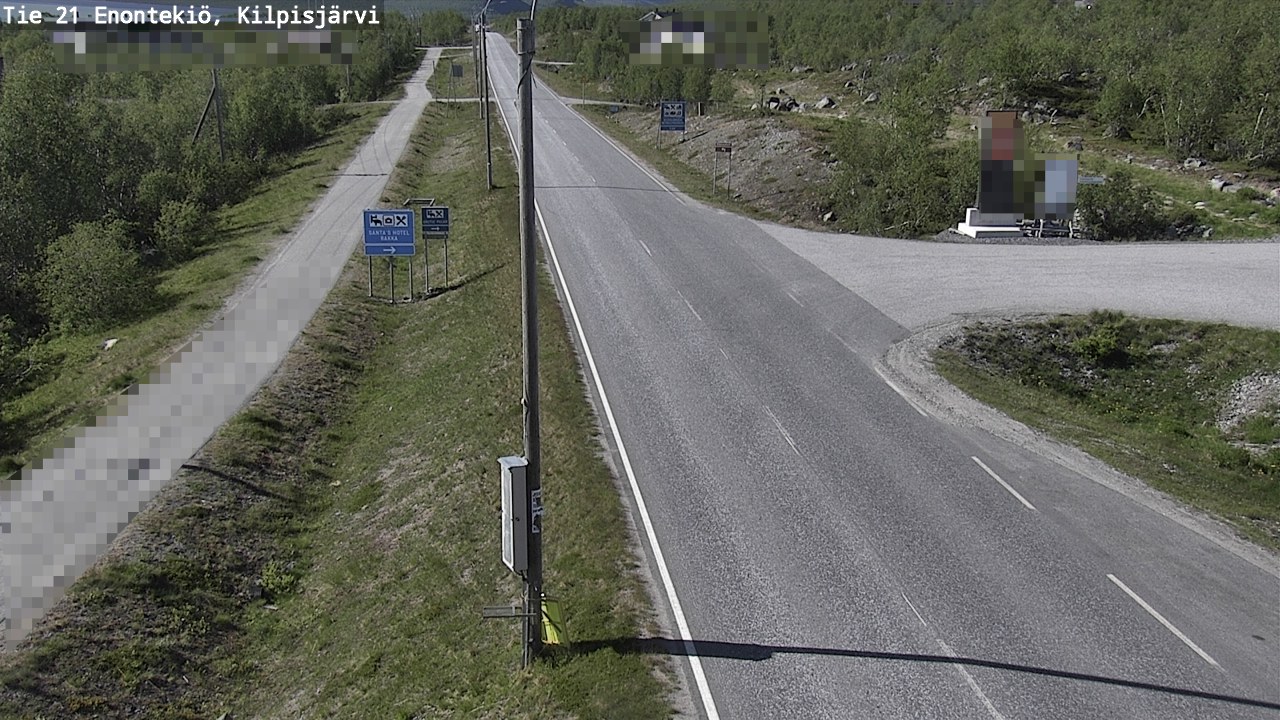 Weather Camera Image Road 21 Enontekiö, Kilpisjärvi, Enontekiö, Lappi