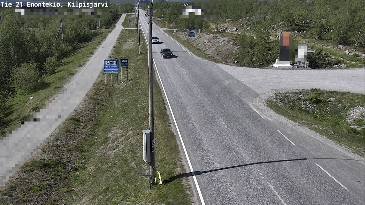 Weather Camera Image Road 21 Enontekiö, Kilpisjärvi, Enontekiö, Lappi