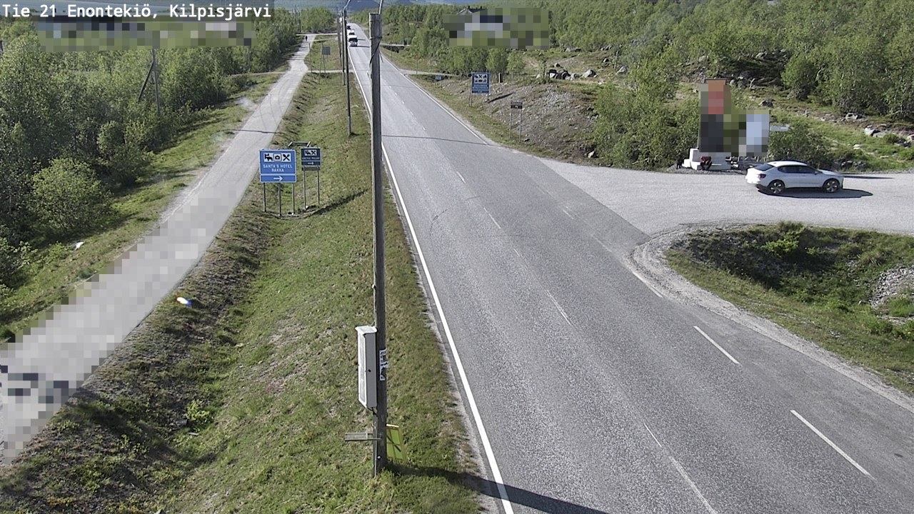 Weather Camera Image Road 21 Enontekiö, Kilpisjärvi, Enontekiö, Lappi
