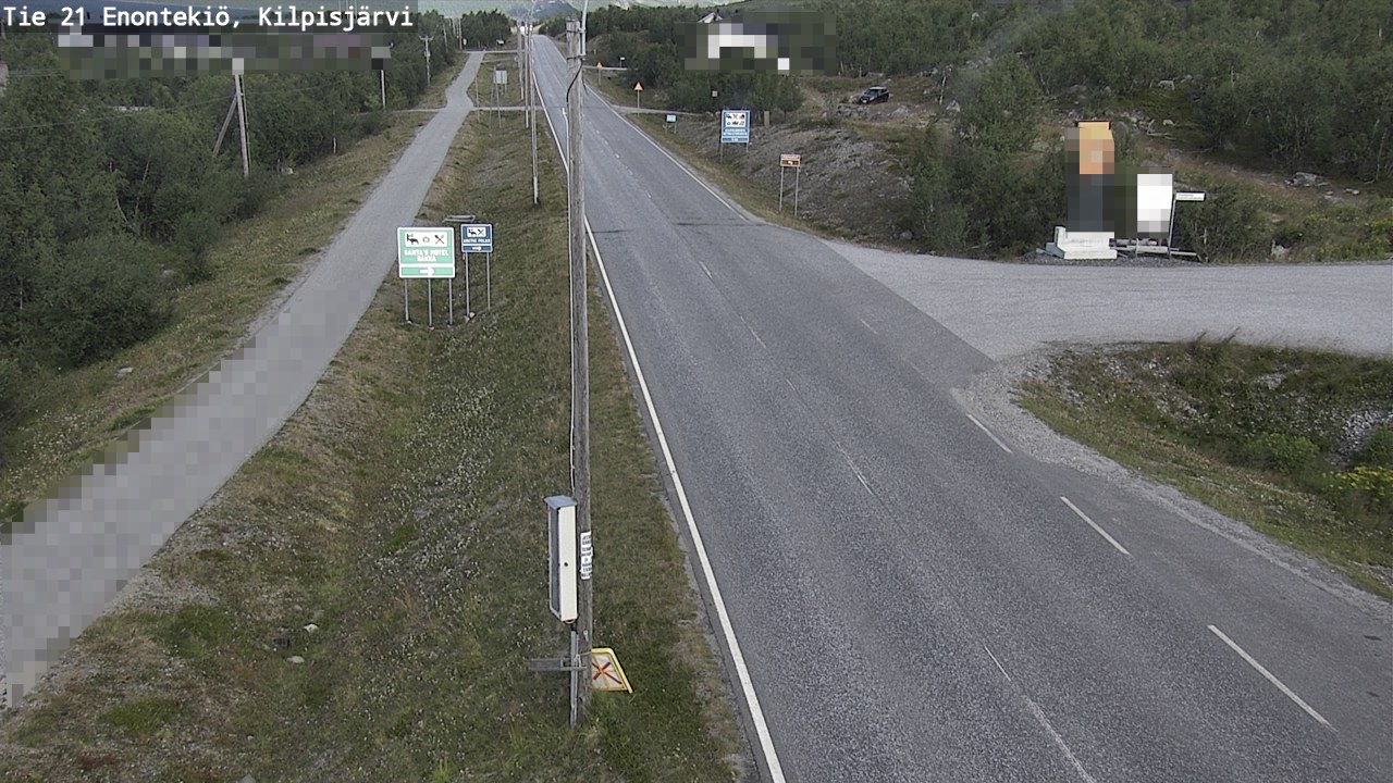 Weather Camera Image Road 21 Enontekiö, Kilpisjärvi, Enontekiö, Lappi