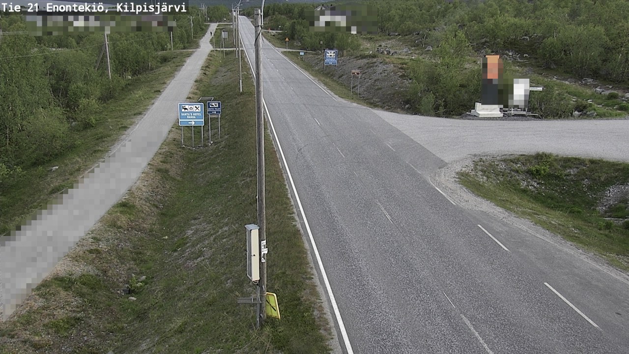 Weather Camera Image Road 21 Enontekiö, Kilpisjärvi, Enontekiö, Lappi
