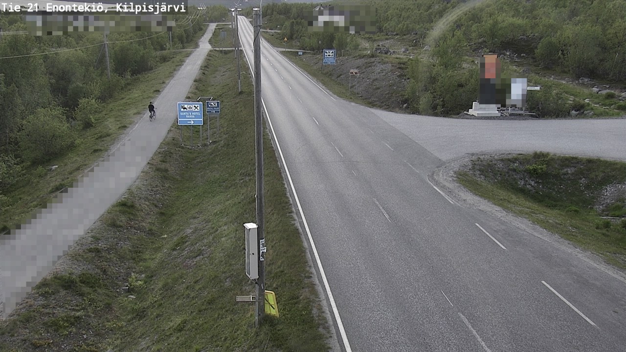 Weather Camera Image Road 21 Enontekiö, Kilpisjärvi, Enontekiö, Lappi