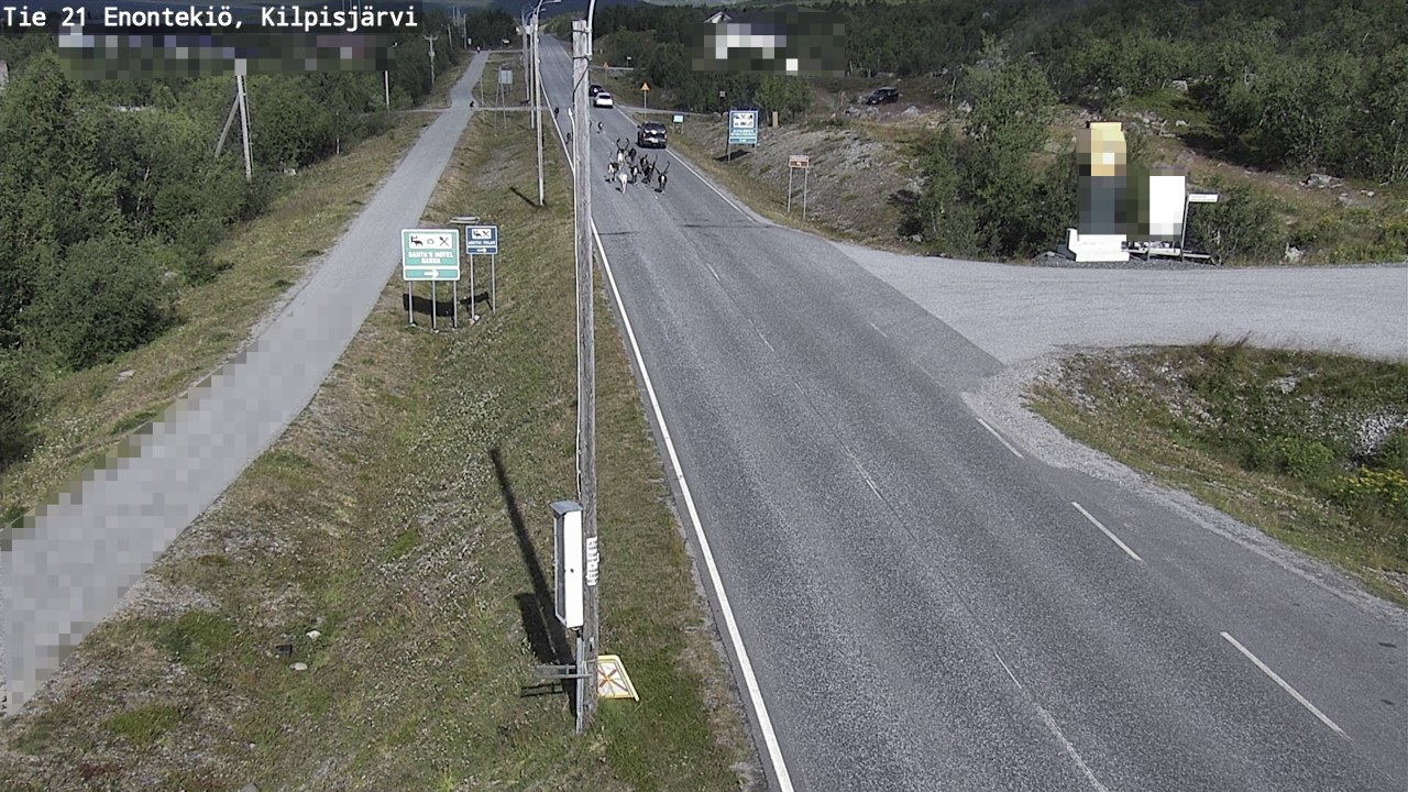 Weather Camera Image Road 21 Enontekiö, Kilpisjärvi, Enontekiö, Lappi