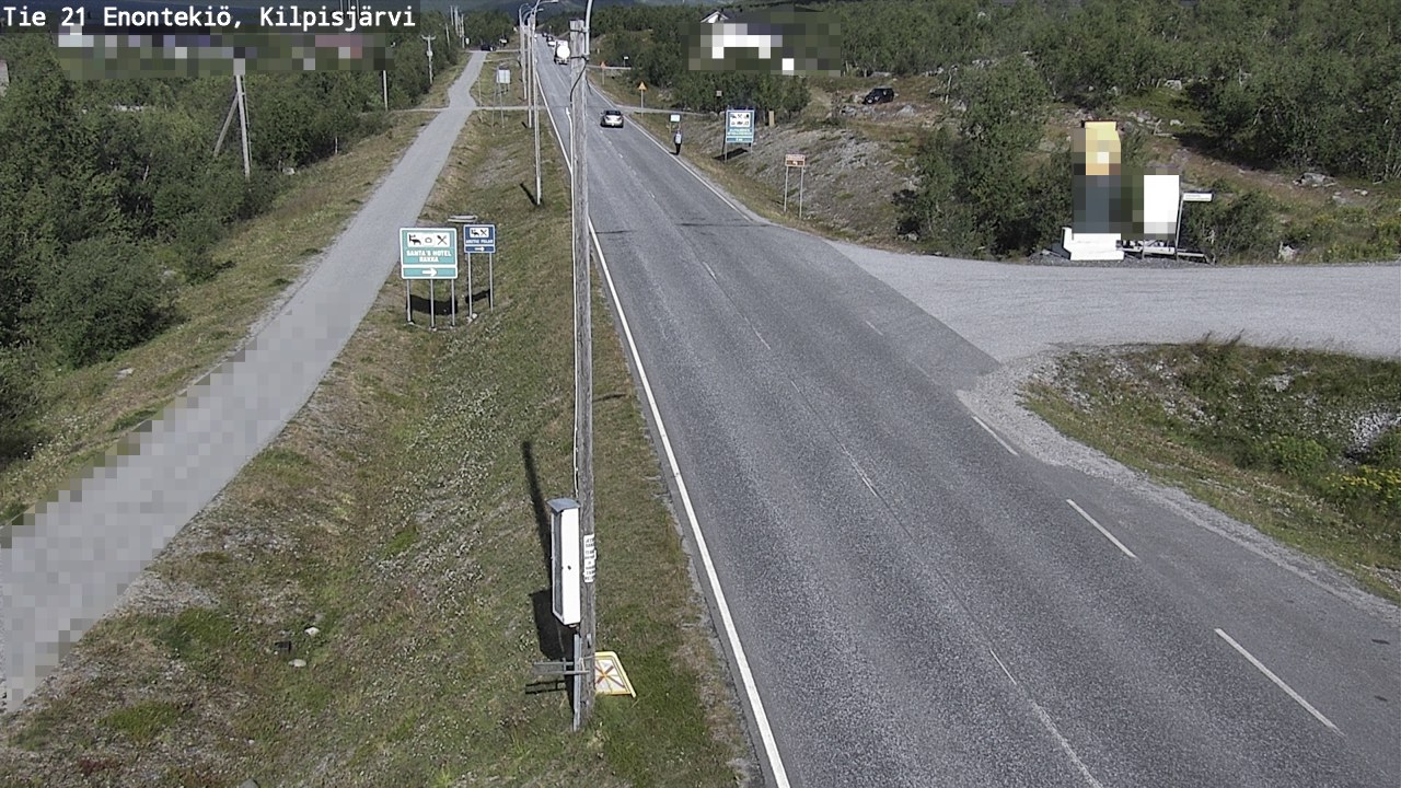 Weather Camera Image Road 21 Enontekiö, Kilpisjärvi, Enontekiö, Lappi