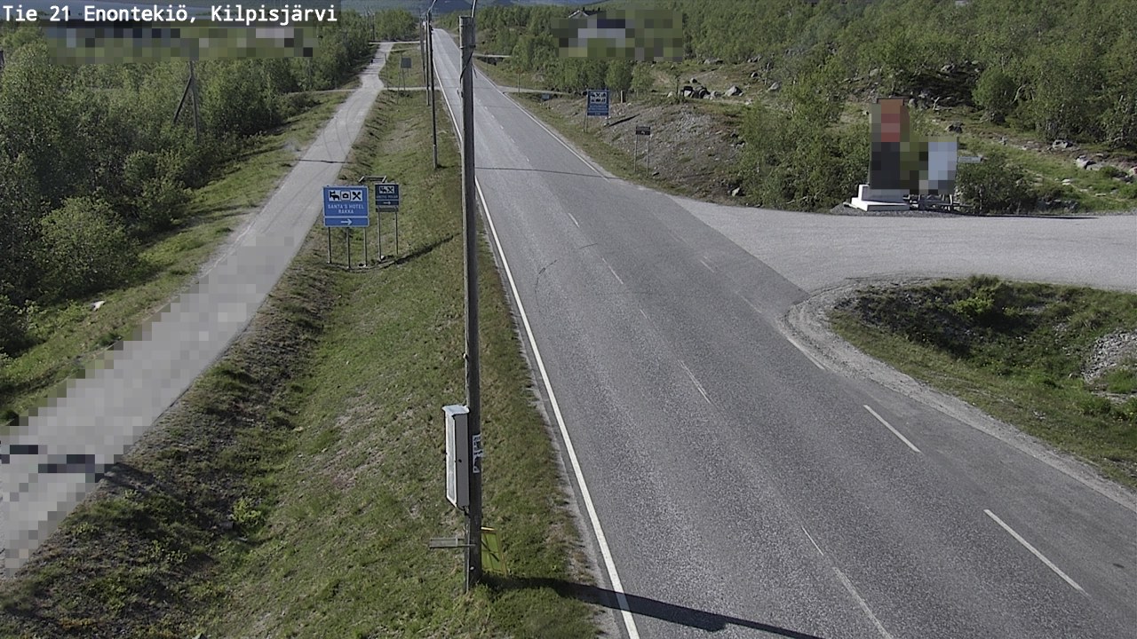 Weather Camera Image Road 21 Enontekiö, Kilpisjärvi, Enontekiö, Lappi