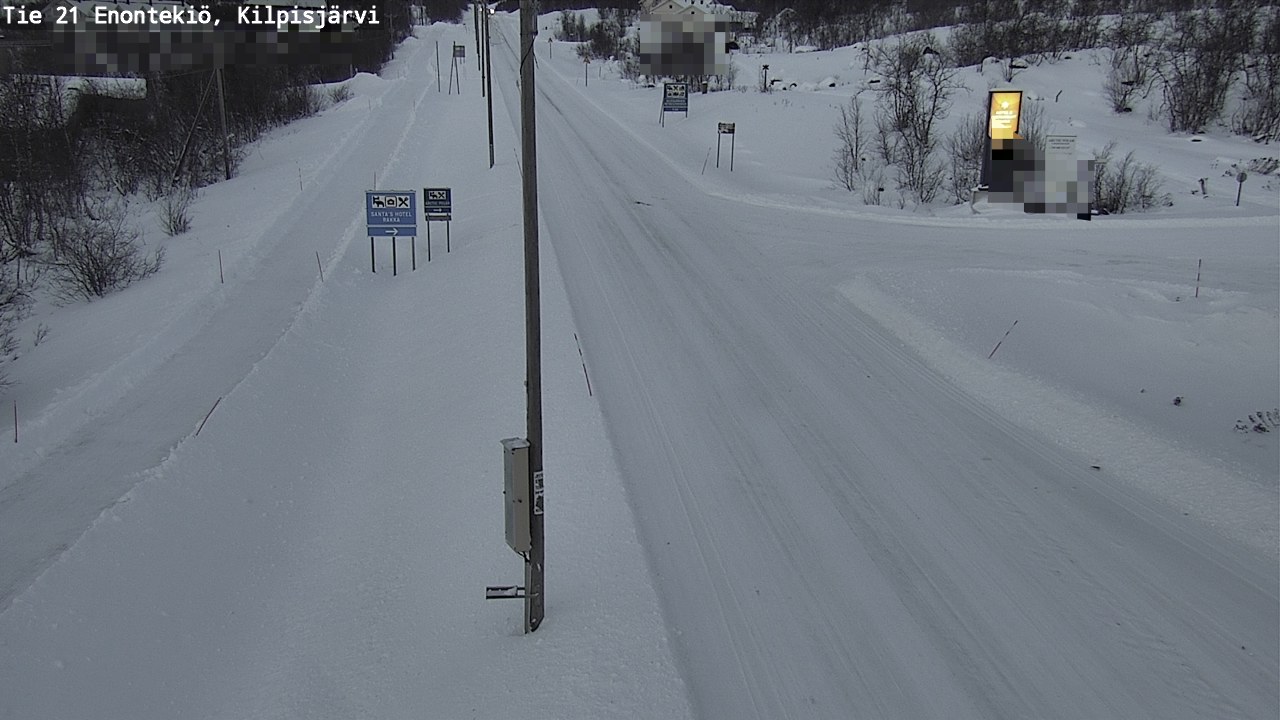 Weather Camera Image Road 21 Enontekiö, Kilpisjärvi, Enontekiö, Lappi