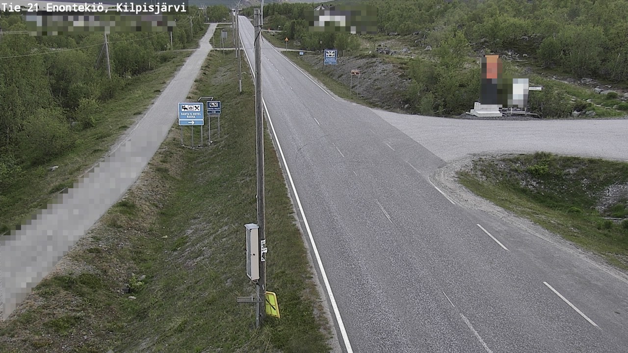 Weather Camera Image Road 21 Enontekiö, Kilpisjärvi, Enontekiö, Lappi