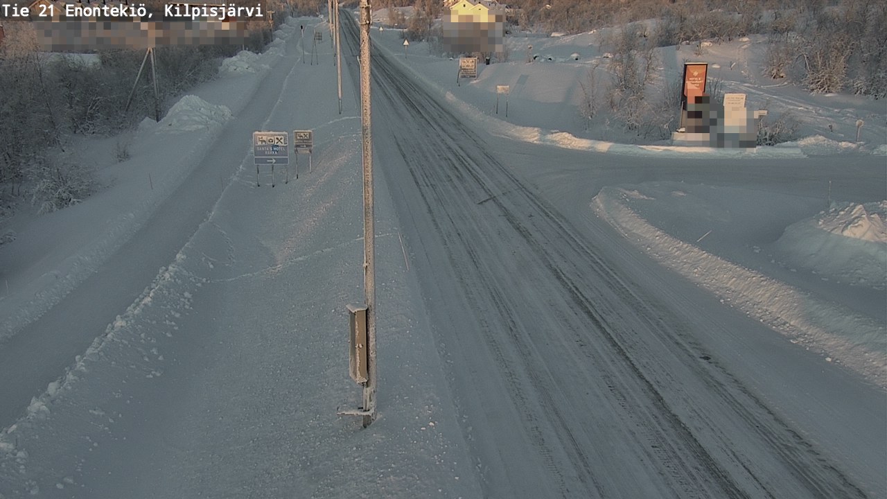 Weather Camera Image Road 21 Enontekiö, Kilpisjärvi, Enontekiö, Lappi