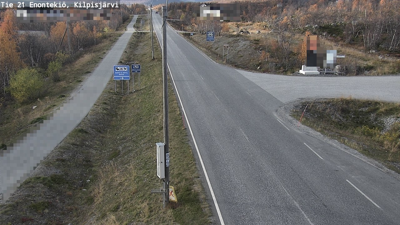 Weather Camera Image Väg 21 Enontekis, Kilpisjärv, Enontekiö, Lappi