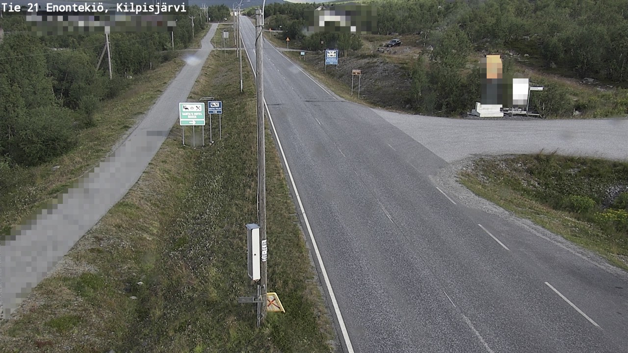 Weather Camera Image Road 21 Enontekiö, Kilpisjärvi, Enontekiö, Lappi