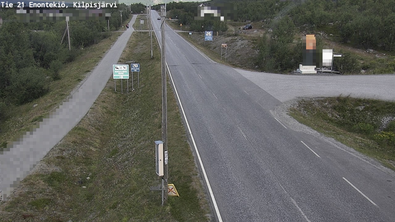 Weather Camera Image Road 21 Enontekiö, Kilpisjärvi, Enontekiö, Lappi