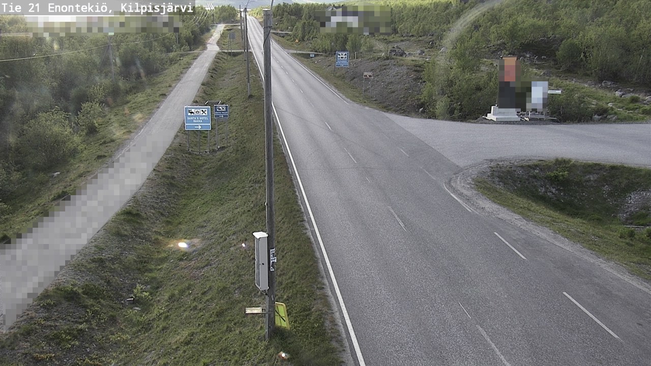 Weather Camera Image Road 21 Enontekiö, Kilpisjärvi, Enontekiö, Lappi
