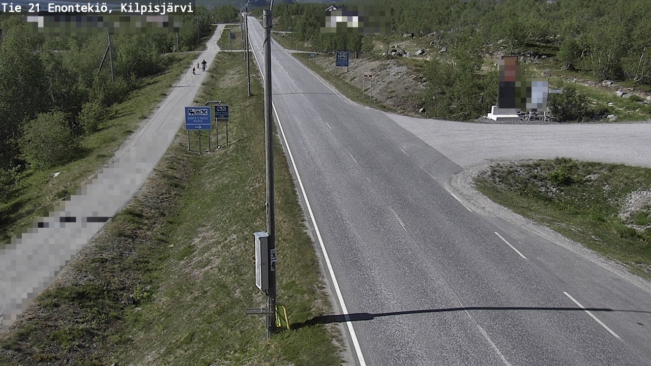 Weather Camera Image Road 21 Enontekiö, Kilpisjärvi, Enontekiö, Lappi
