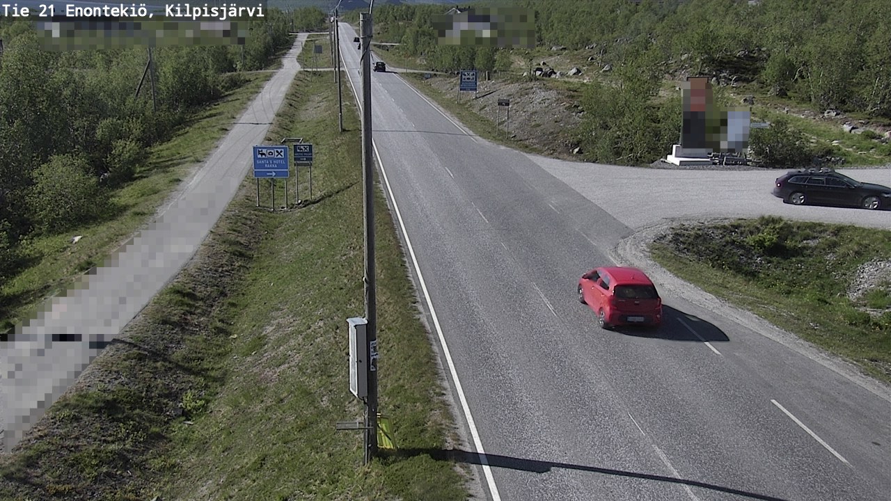 Weather Camera Image Road 21 Enontekiö, Kilpisjärvi, Enontekiö, Lappi