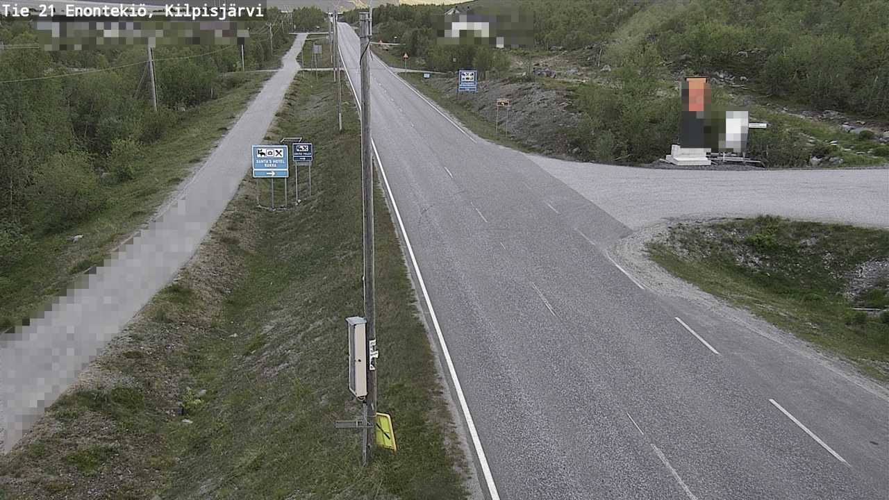 Weather Camera Image Road 21 Enontekiö, Kilpisjärvi, Enontekiö, Lappi