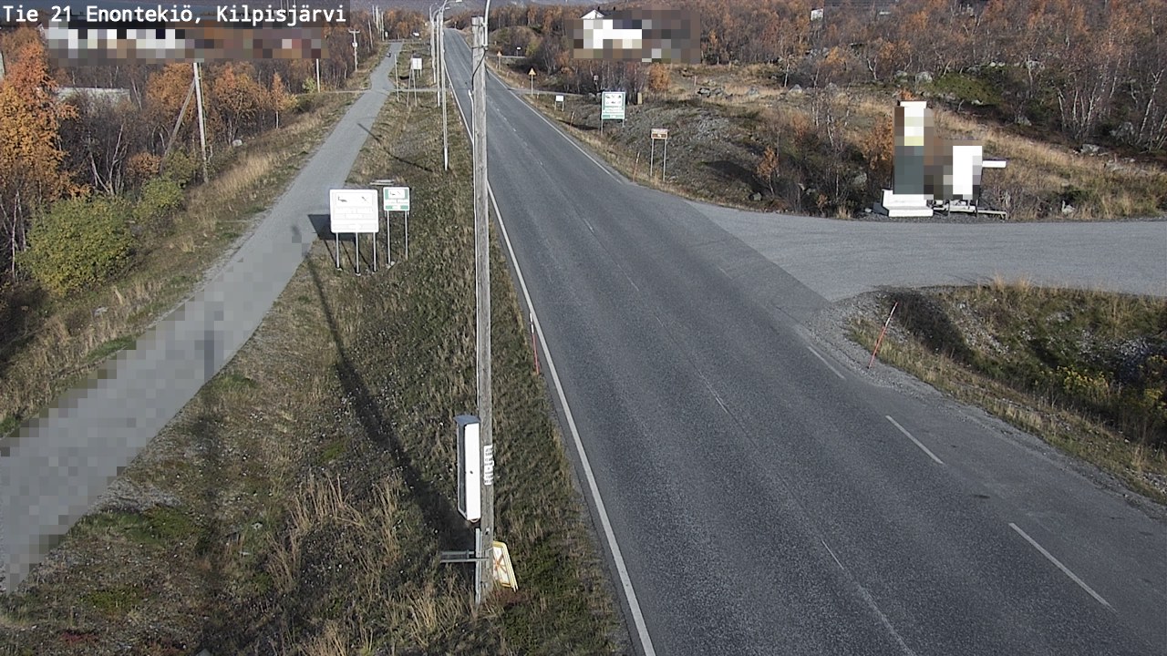 Weather Camera Image Road 21 Enontekiö, Kilpisjärvi, Enontekiö, Lappi