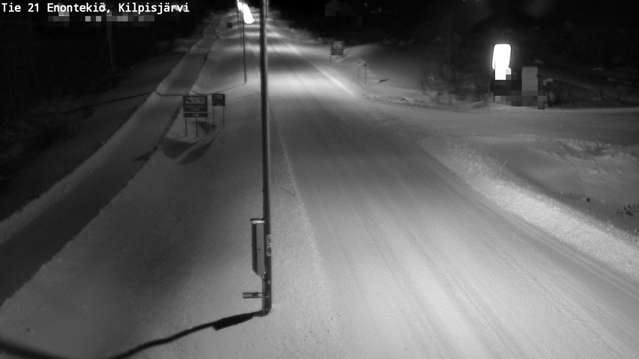 Weather Camera Image Road 21 Enontekiö, Kilpisjärvi, Enontekiö, Lappi