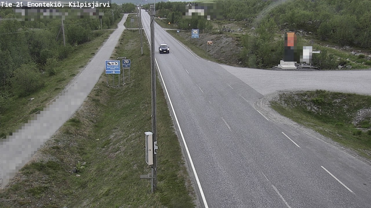 Weather Camera Image Väg 21 Enontekis, Kilpisjärv, Enontekiö, Lappi