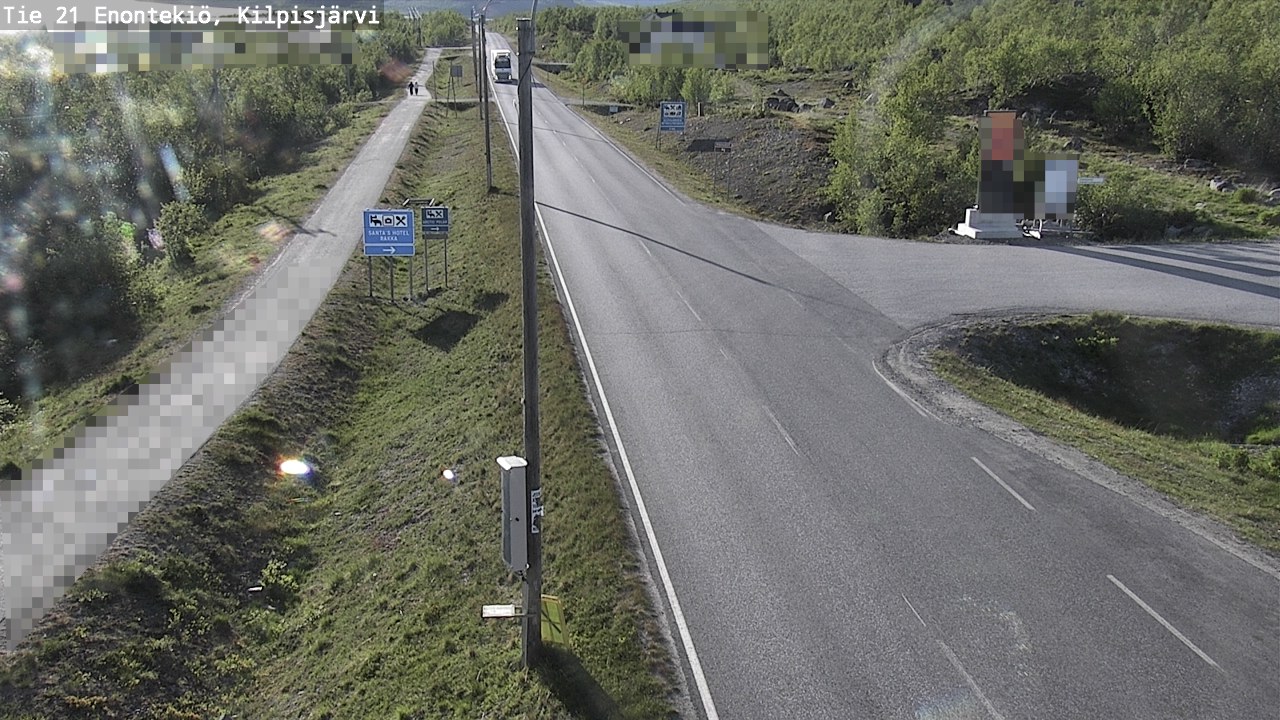 Weather Camera Image Road 21 Enontekiö, Kilpisjärvi, Enontekiö, Lappi