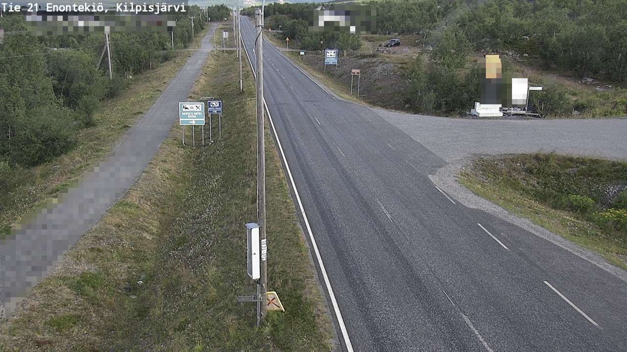 Weather Camera Image Road 21 Enontekiö, Kilpisjärvi, Enontekiö, Lappi