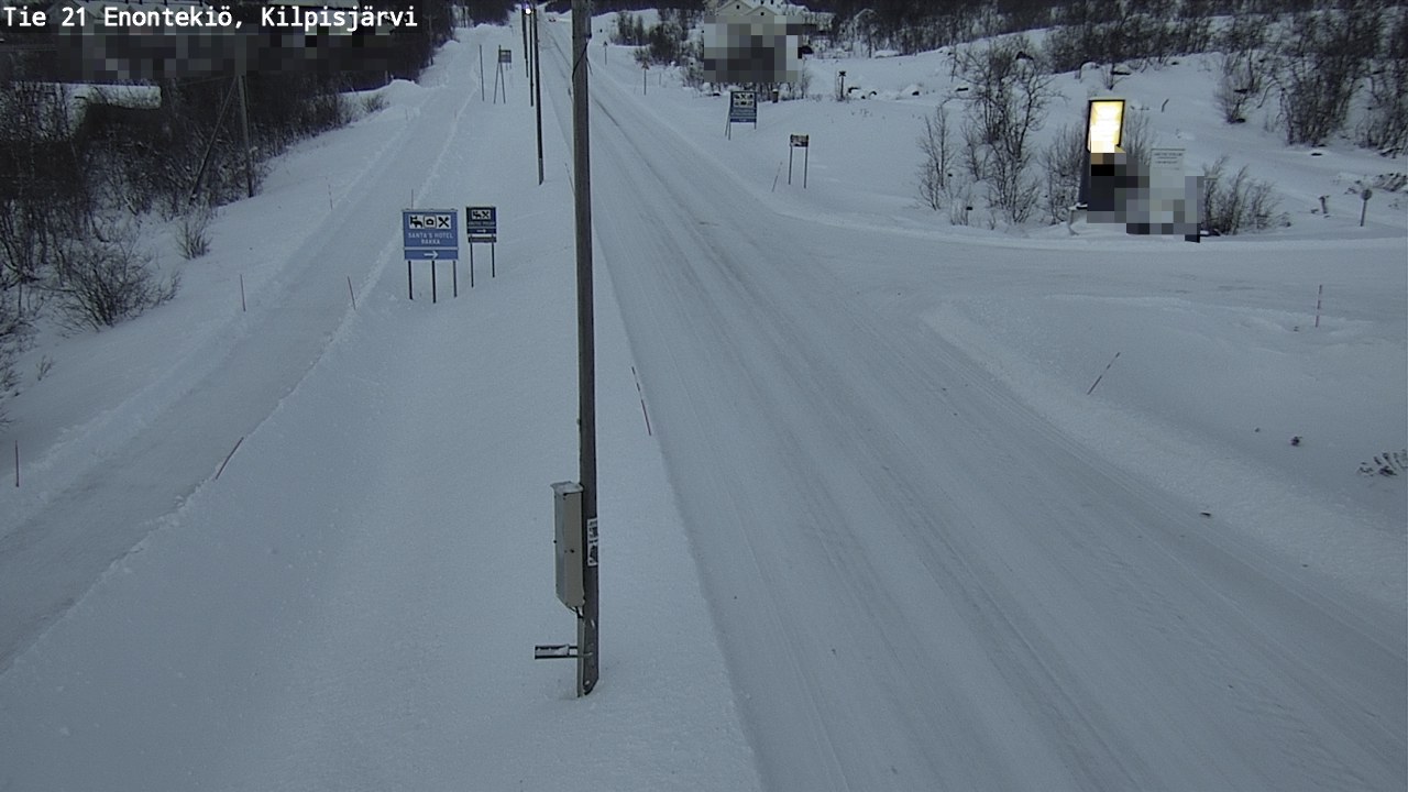 Weather Camera Image Road 21 Enontekiö, Kilpisjärvi, Enontekiö, Lappi