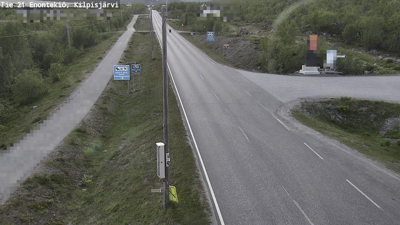 Weather Camera Image Road 21 Enontekiö, Kilpisjärvi, Enontekiö, Lappi