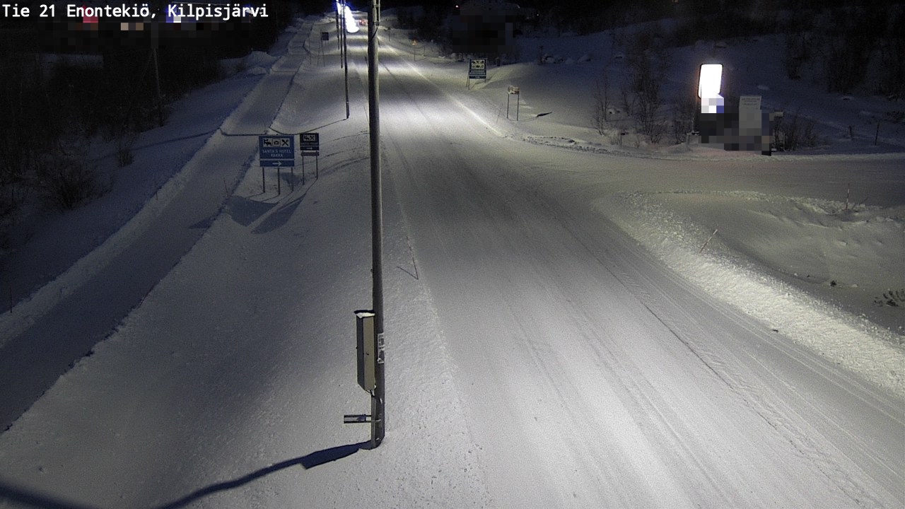 Weather Camera Image Väg 21 Enontekis, Kilpisjärv, Enontekiö, Lappi