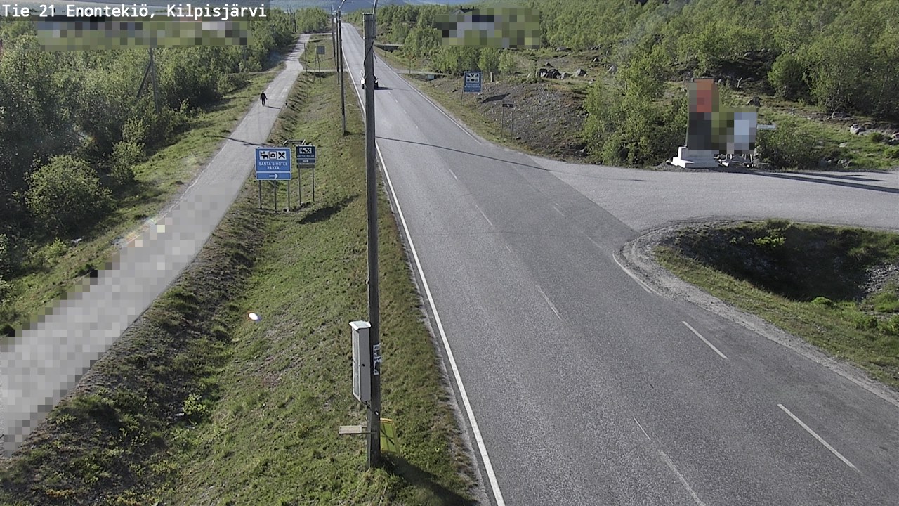 Weather Camera Image Road 21 Enontekiö, Kilpisjärvi, Enontekiö, Lappi