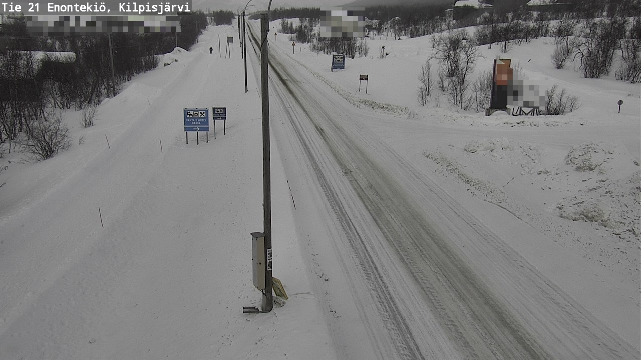 Weather Camera Image Road 21 Enontekiö, Kilpisjärvi, Enontekiö, Lappi