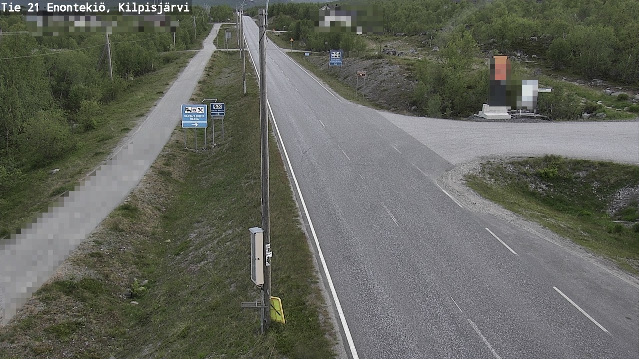 Weather Camera Image Road 21 Enontekiö, Kilpisjärvi, Enontekiö, Lappi