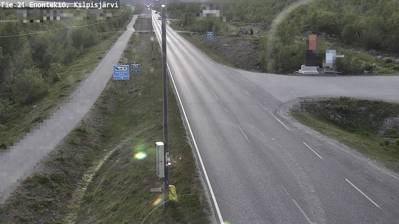 Weather Camera Image Road 21 Enontekiö, Kilpisjärvi, Enontekiö, Lappi