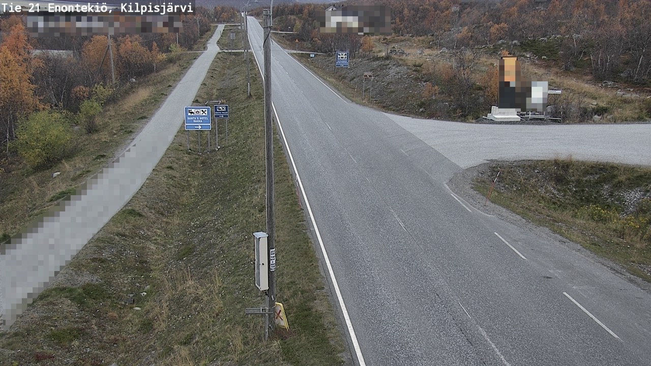 Weather Camera Image Road 21 Enontekiö, Kilpisjärvi, Enontekiö, Lappi