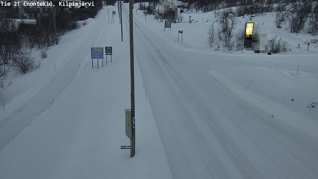Weather Camera Image Road 21 Enontekiö, Kilpisjärvi, Enontekiö, Lappi