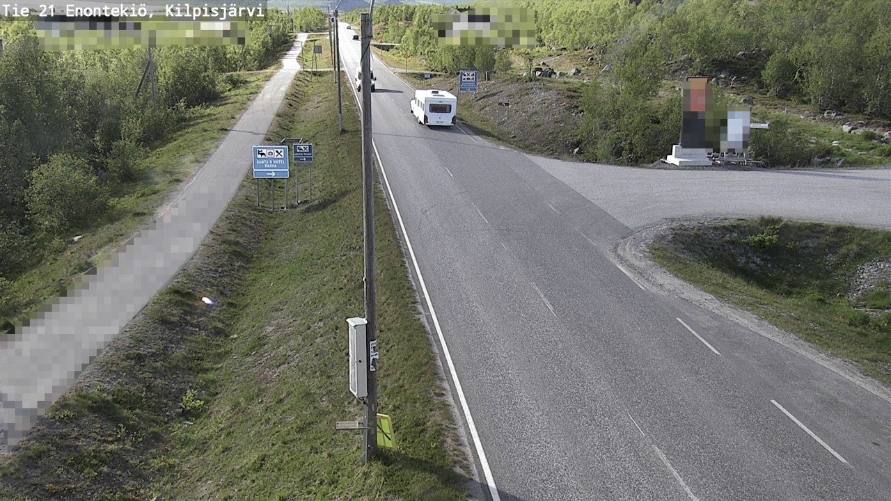 Weather Camera Image Road 21 Enontekiö, Kilpisjärvi, Enontekiö, Lappi