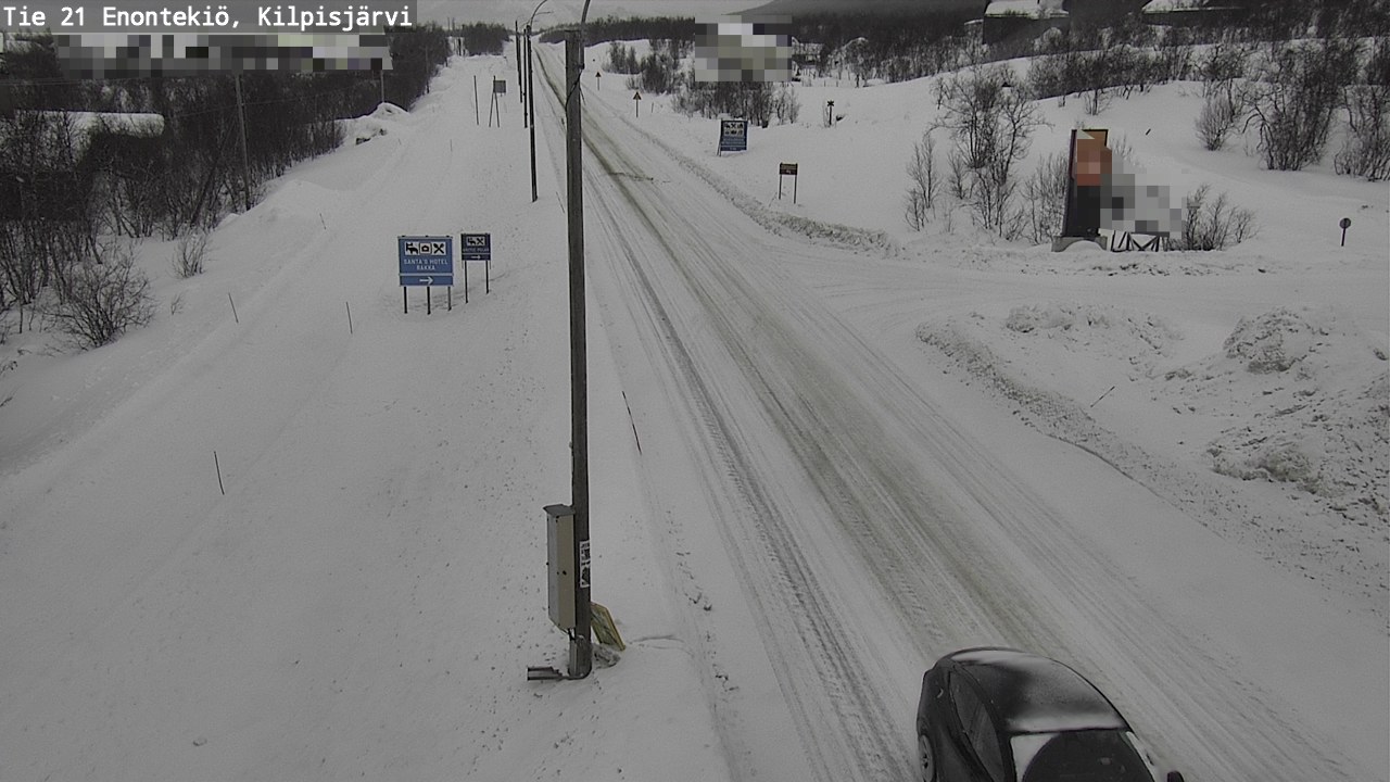 Weather Camera Image Road 21 Enontekiö, Kilpisjärvi, Enontekiö, Lappi