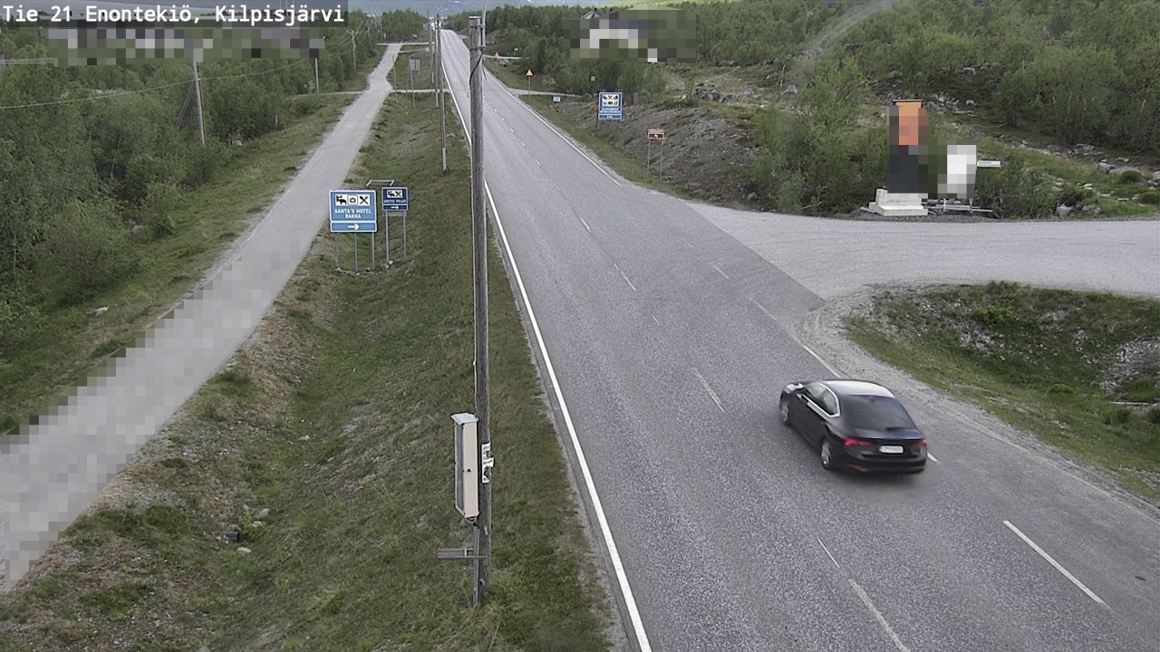 Weather Camera Image Väg 21 Enontekis, Kilpisjärv, Enontekiö, Lappi