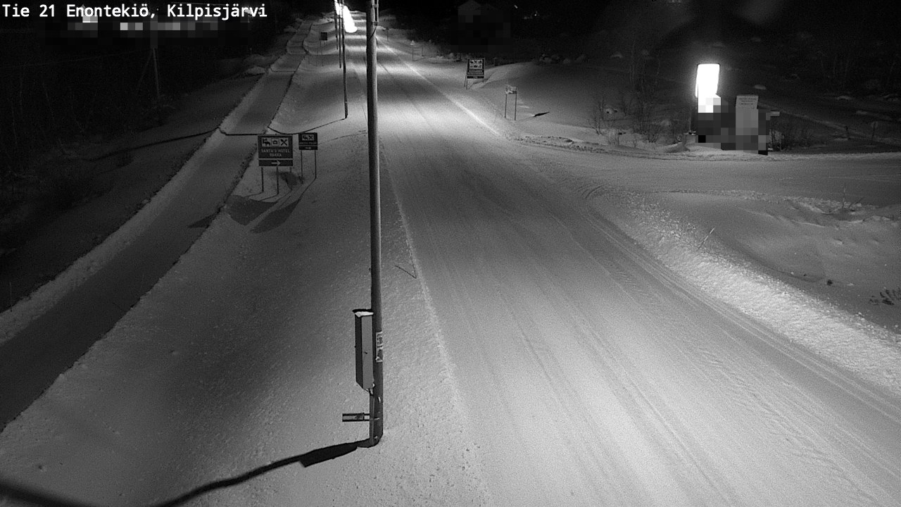 Weather Camera Image Road 21 Enontekiö, Kilpisjärvi, Enontekiö, Lappi