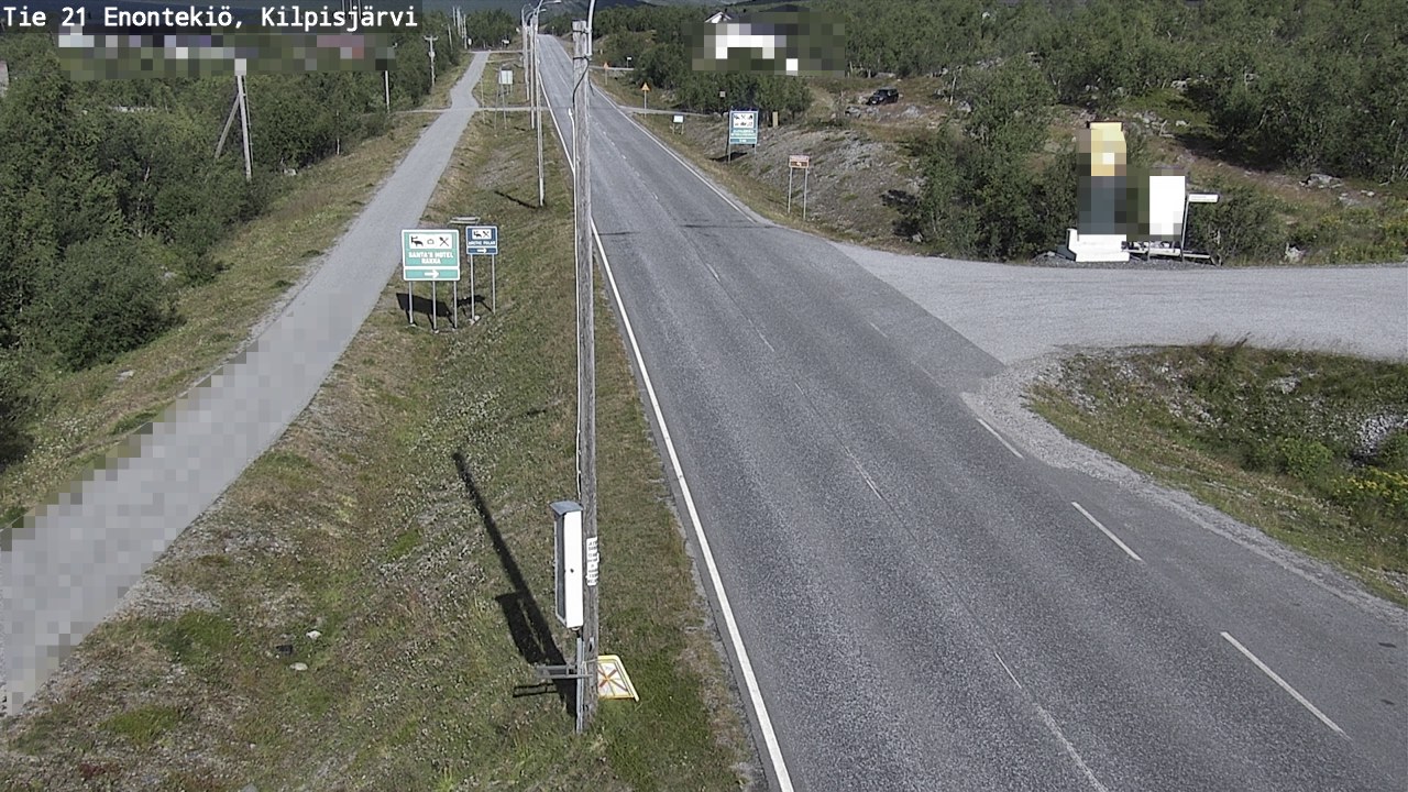 Weather Camera Image Road 21 Enontekiö, Kilpisjärvi, Enontekiö, Lappi