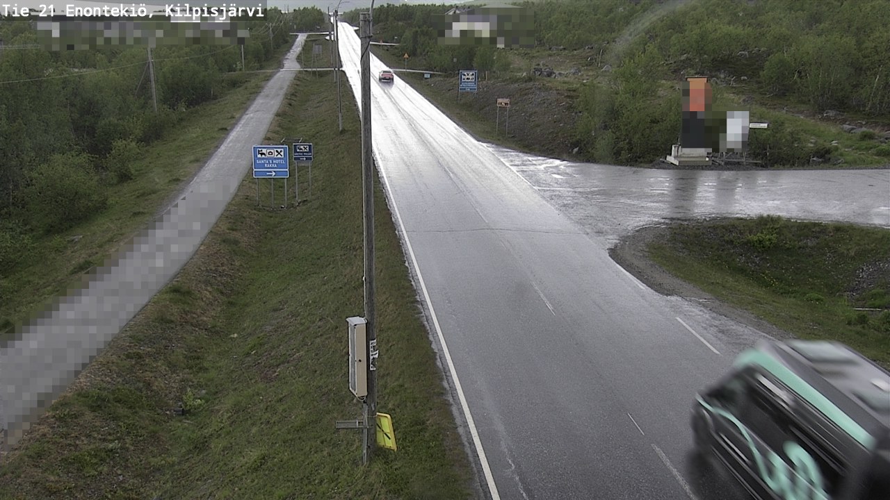 Weather Camera Image Road 21 Enontekiö, Kilpisjärvi, Enontekiö, Lappi