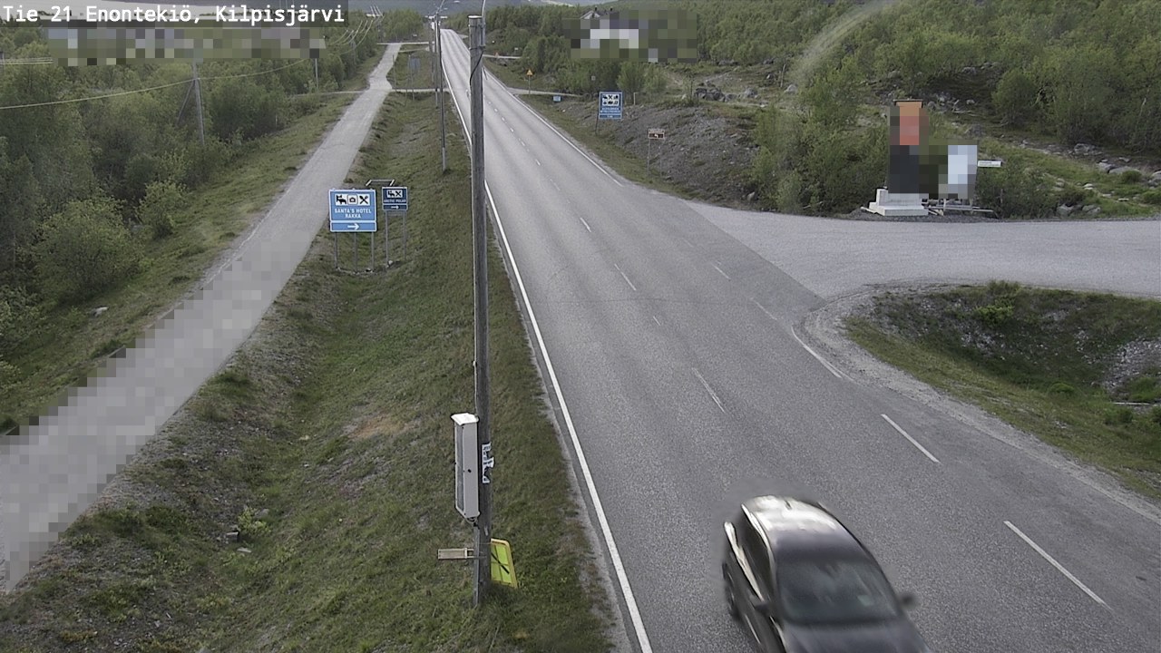Weather Camera Image Road 21 Enontekiö, Kilpisjärvi, Enontekiö, Lappi