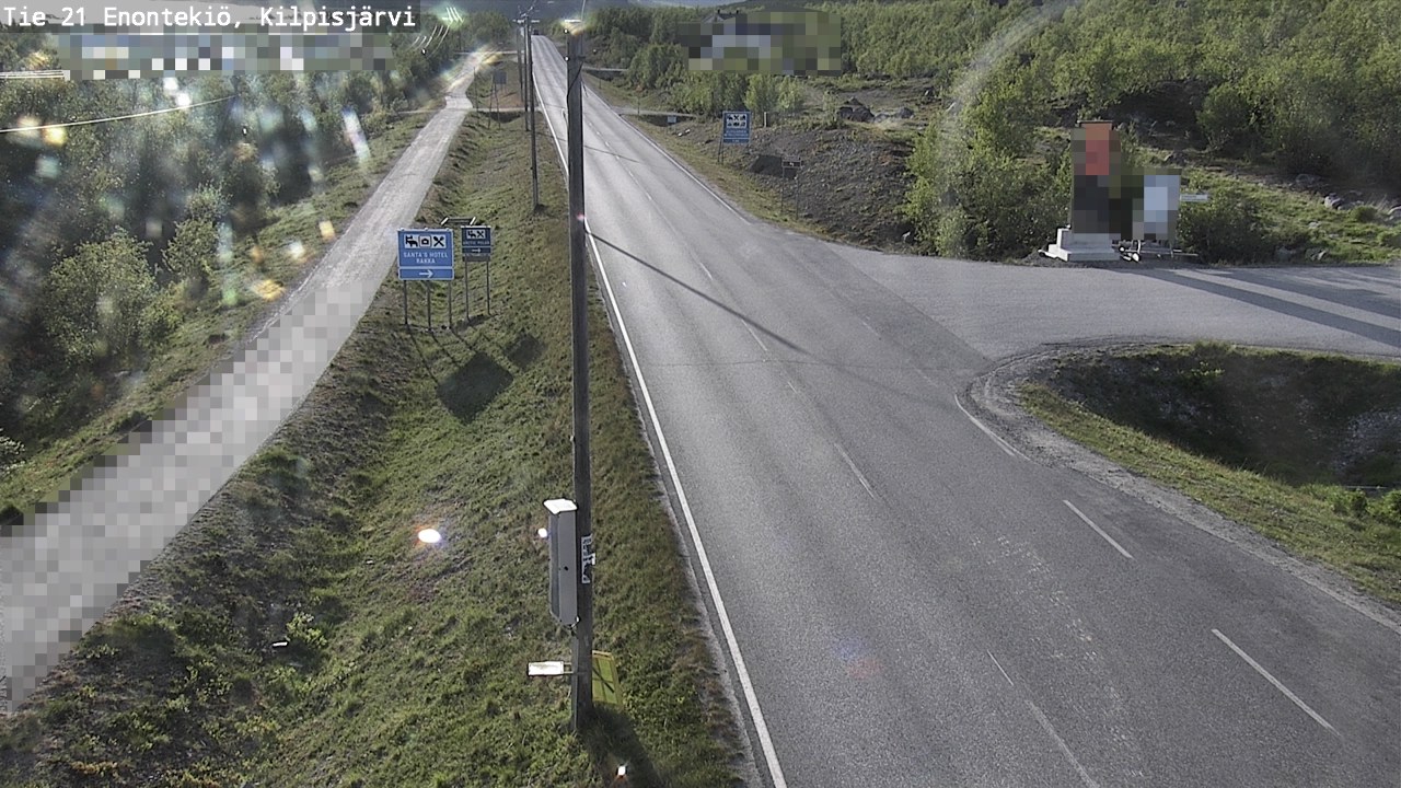 Weather Camera Image Road 21 Enontekiö, Kilpisjärvi, Enontekiö, Lappi
