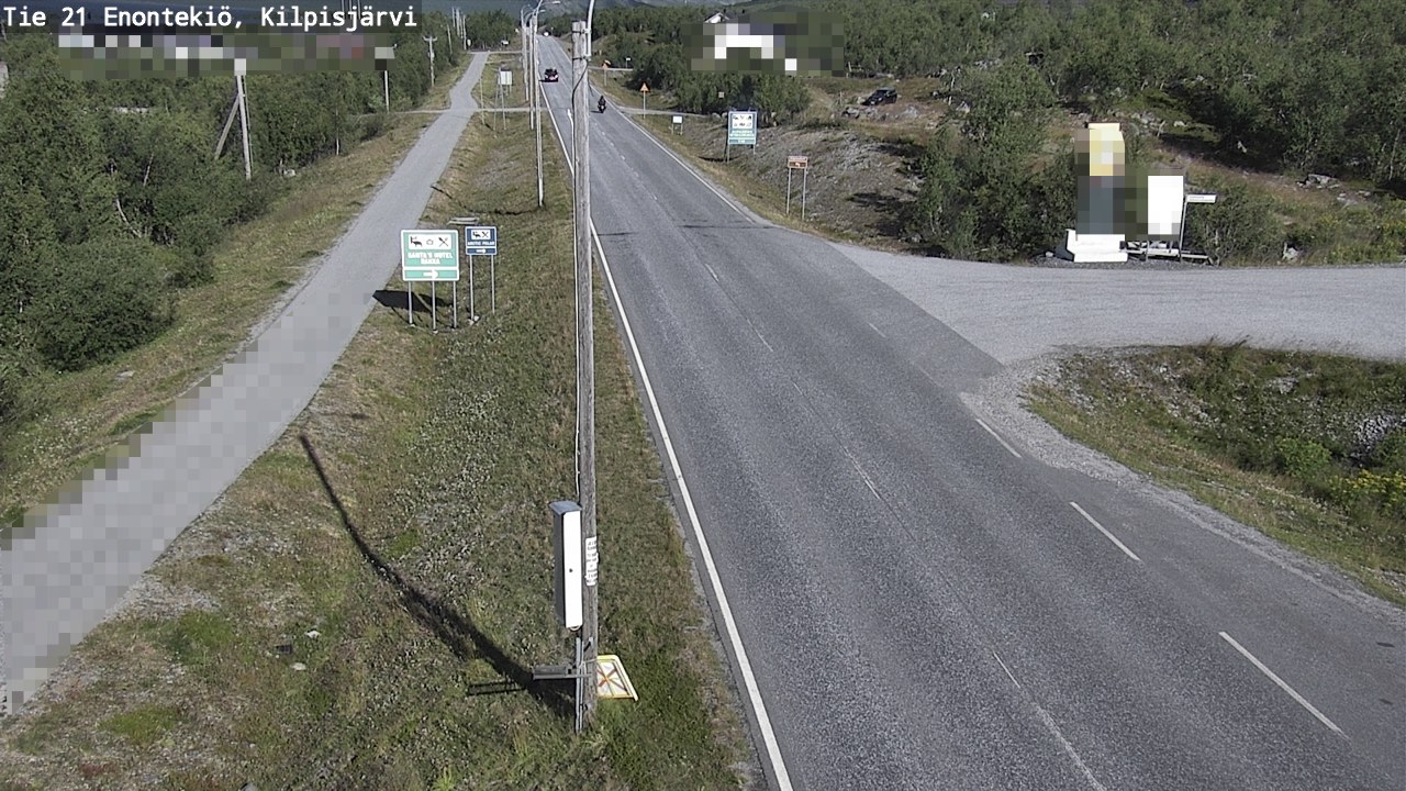 Weather Camera Image Road 21 Enontekiö, Kilpisjärvi, Enontekiö, Lappi