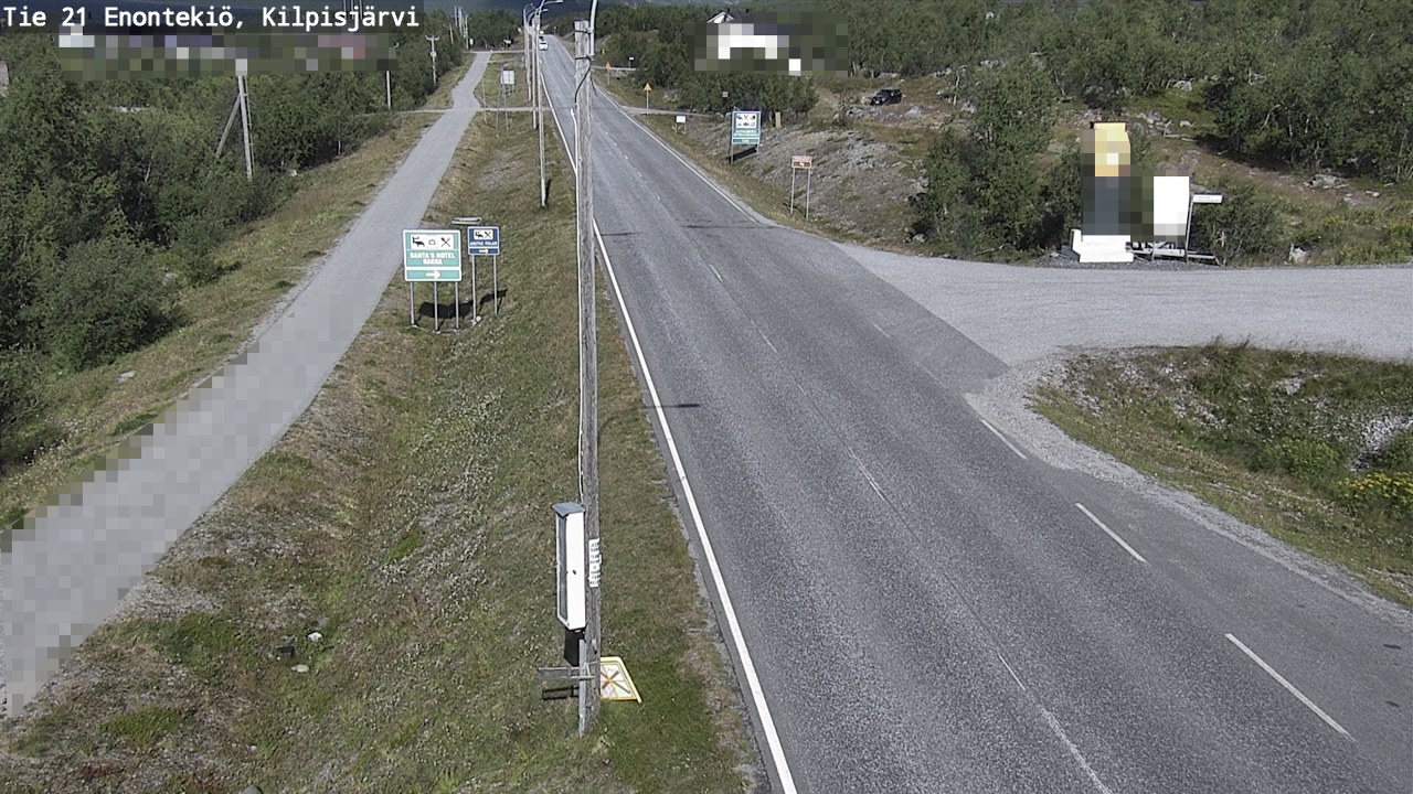 Weather Camera Image Road 21 Enontekiö, Kilpisjärvi, Enontekiö, Lappi
