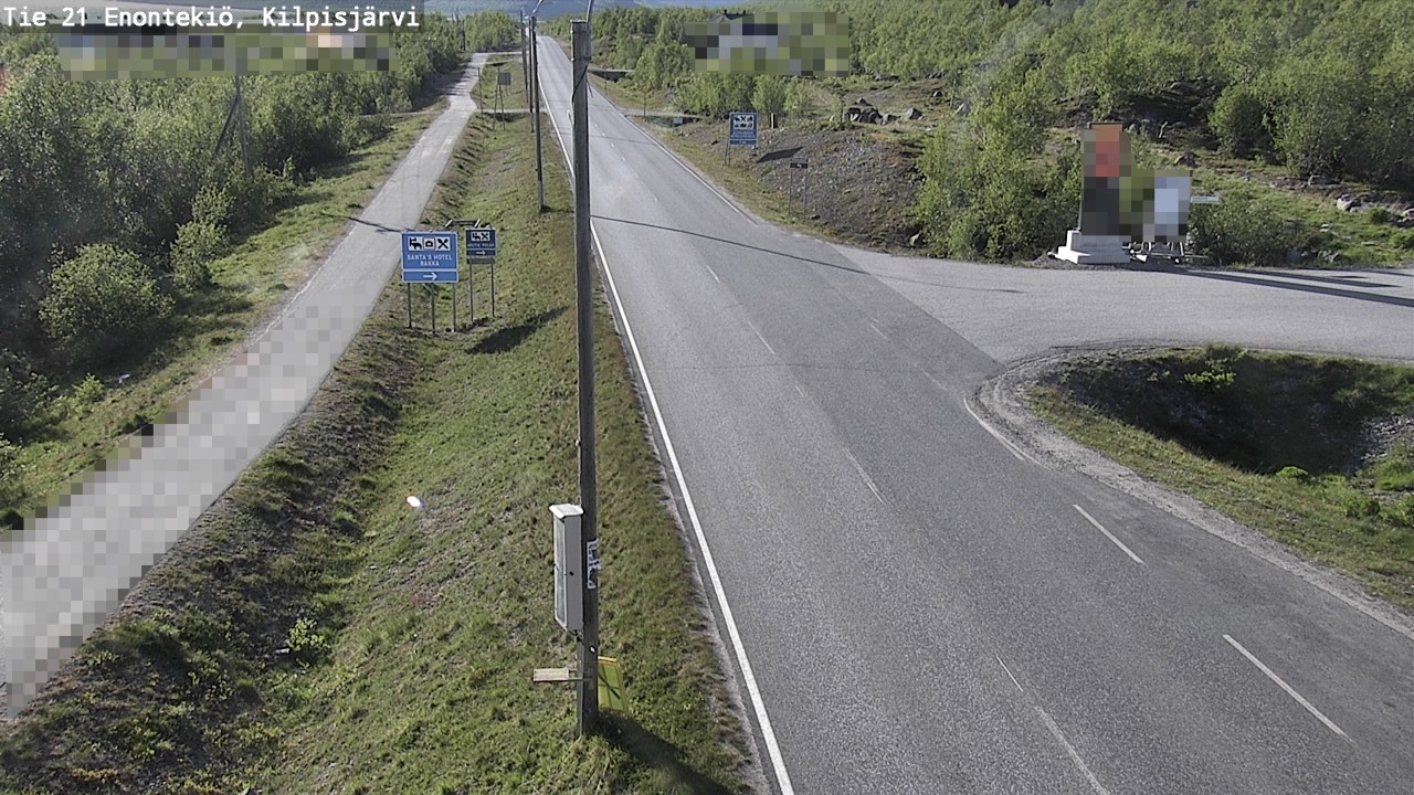 Weather Camera Image Road 21 Enontekiö, Kilpisjärvi, Enontekiö, Lappi
