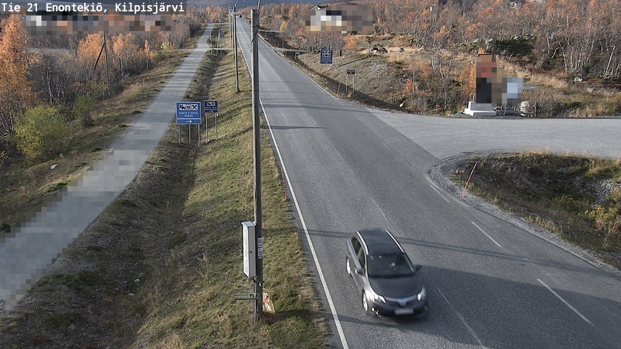 Weather Camera Image Väg 21 Enontekis, Kilpisjärv, Enontekiö, Lappi