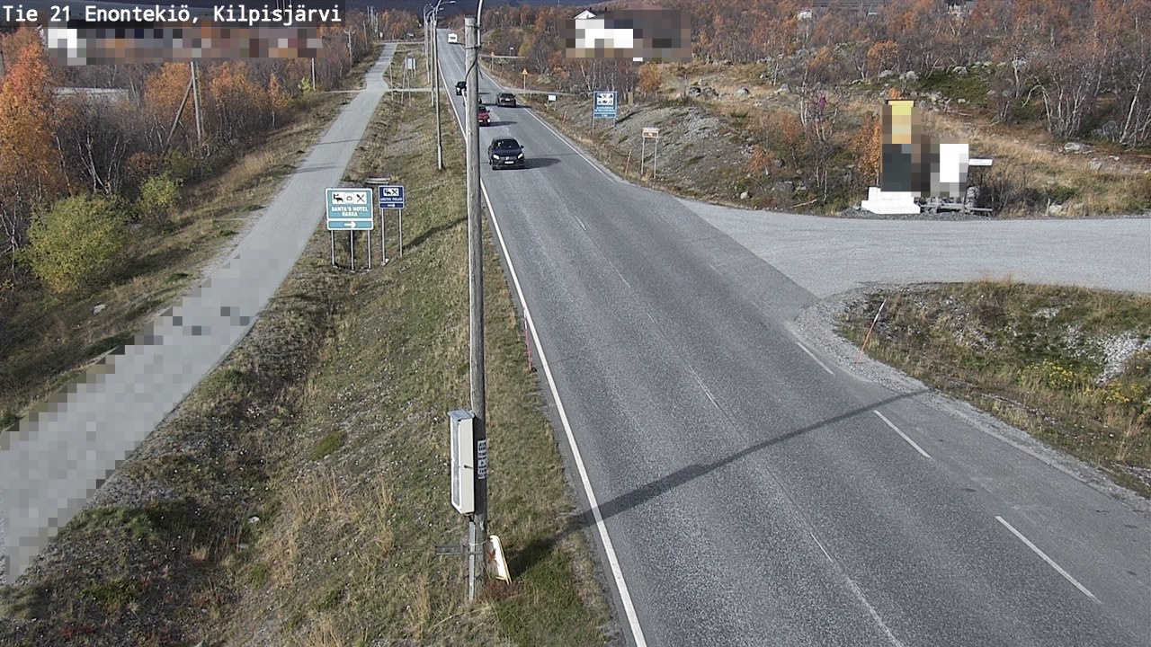 Weather Camera Image Road 21 Enontekiö, Kilpisjärvi, Enontekiö, Lappi